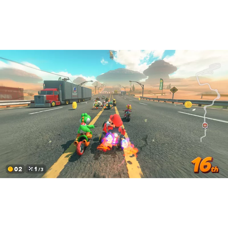 Nintendo Mario Kart World, Nintendo Switch 2, vairāku spēlētāju režīms, fizisks datu nesējs