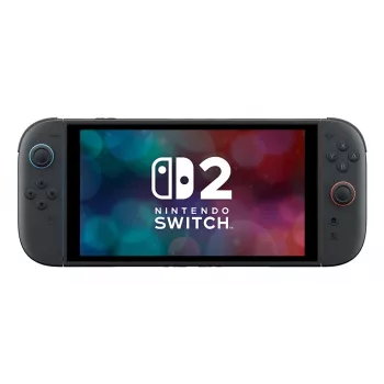 Spēļu konsole NINTENDO Switch 2 melna — 7,9 collu LCD 1920×1080, 120 Hz, 256 GB, 5220 mAh akumulators, Wi‑Fi 6, Bluetooth, HDR10