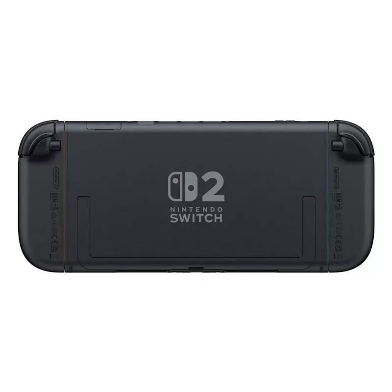 Spēļu konsole NINTENDO Switch 2 melna — 7,9 collu LCD 1920×1080, 120 Hz, 256 GB, 5220 mAh akumulators, Wi‑Fi 6, Bluetooth, HDR10