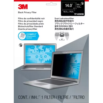 3M 7100194175 displeja privātuma filtrs 39,6 cm (15,6 collas) klēpjdatora bezrāmja displeja privātuma filtrs
