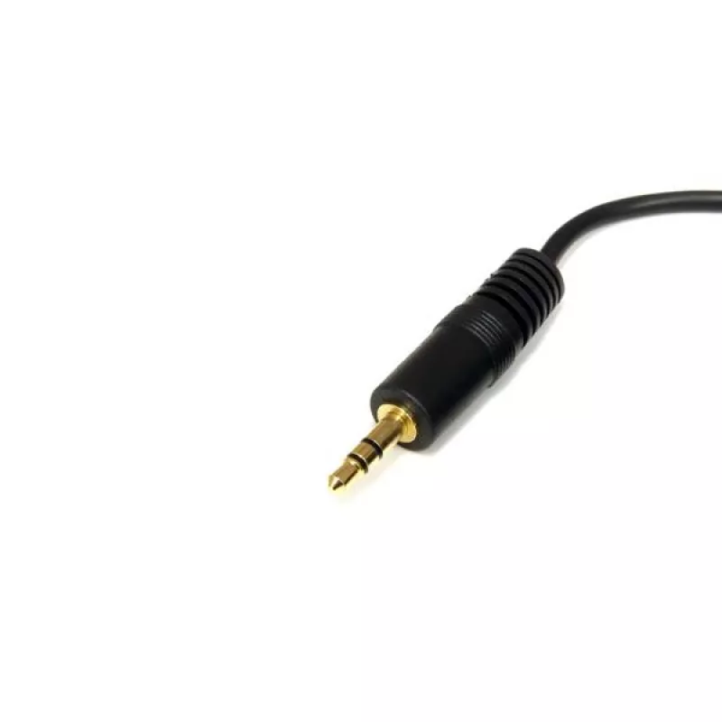 StarTech.com 6 pēdu 3,5 mm stereo audio kabelis - vīr./vīr., 3,5 mm, vīrišķais, 3,5 mm, vīrišķais, 1,8 m, melns
