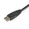 StarTech.com 6 pēdu 4-in-1 USB DVI KVM kabelis ar audio un mikrofonu