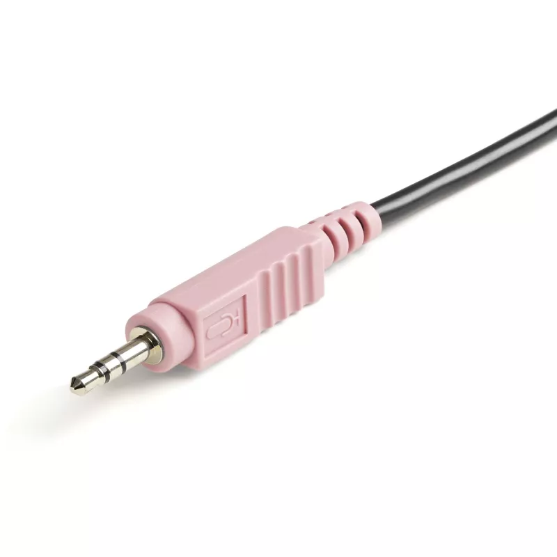 StarTech.com 6 pēdu 4-in-1 USB DVI KVM kabelis ar audio un mikrofonu