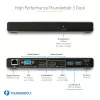 StarTech.com Thunderbolt 3 dokstacija - dubultā 4K 60 Hz monitoru TB3 klēpjdatoru dokstacija ar DisplayPort, HDMI un 1080p VGA - 85 W strāvas piegāde un uzlāde - 2x USB-A, Ethernet - Mac un Windows