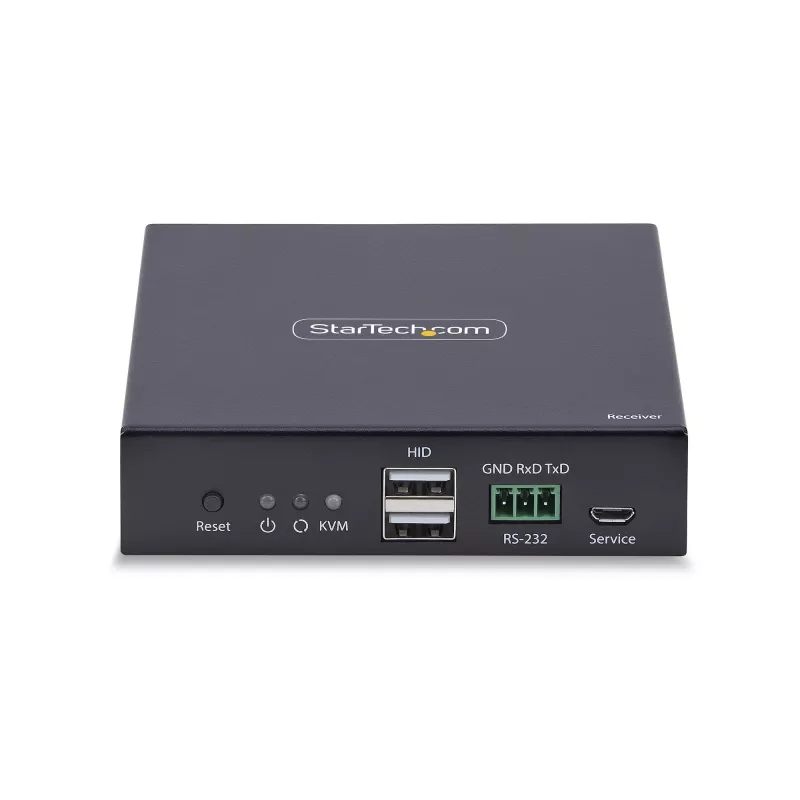 StarTech.com HDMI KVM uztvērējs IP tīklam IH2006 produktu sērijai, 4K 60Hz, bez draiveriem, AVoIP, ietver montāžas komplektu, tikai uztvērējs