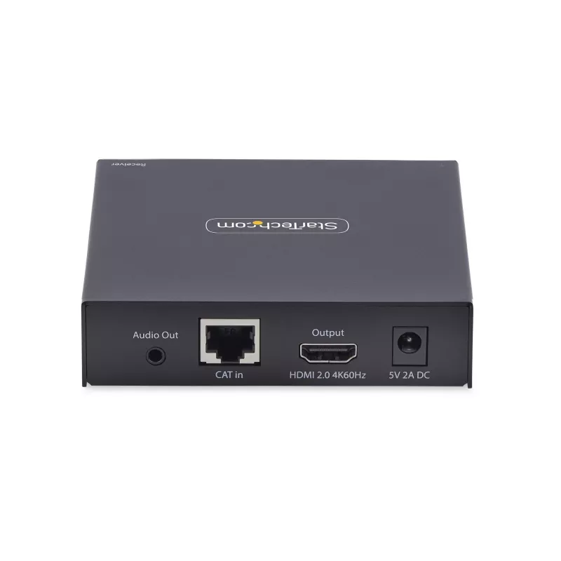 StarTech.com HDMI KVM uztvērējs IP tīklam IH2006 produktu sērijai, 4K 60Hz, bez draiveriem, AVoIP, ietver montāžas komplektu, tikai uztvērējs