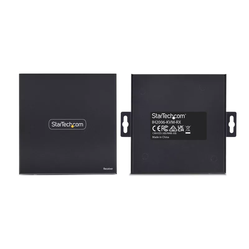 StarTech.com HDMI KVM uztvērējs IP tīklam IH2006 produktu sērijai, 4K 60Hz, bez draiveriem, AVoIP, ietver montāžas komplektu, tikai uztvērējs