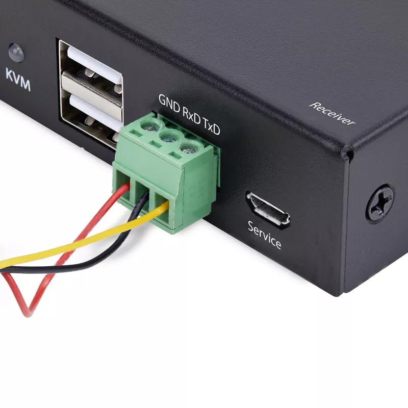 StarTech.com HDMI KVM uztvērējs IP tīklam IH2006 produktu sērijai, 4K 60Hz, bez draiveriem, AVoIP, ietver montāžas komplektu, tikai uztvērējs