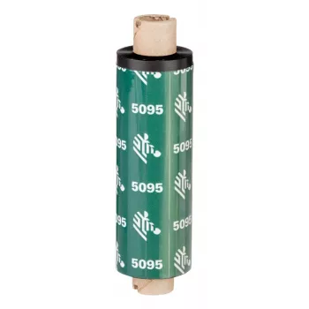 Zebra 5095 Resin termolente 74 m melna