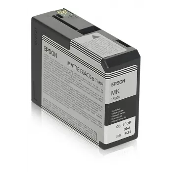Epson Singlepack Matte Melns T580800, Matte Melns, pigmenta tinte, 80 ml, 1 gab.