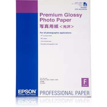 Epson Premium spīdīgs fotopapīrs, DIN A2, 255 g/m², 25 loksnes