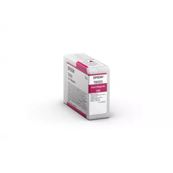Epson vienas iepakojuma fuksīna T850300, spilgti fuksīna, pigmenta tinte, 80 ml, 1 gab.