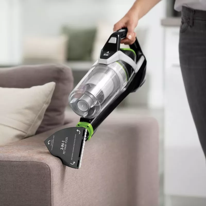 Bissell Multireach Active 3-in-1 mājdzīvnieku spalvu mēbeļu uzgalis, Mēbeļu uzgalis, Rokas putekļsūcējs, Melns, Bissell, MultiReach Active 21V, 140 mm