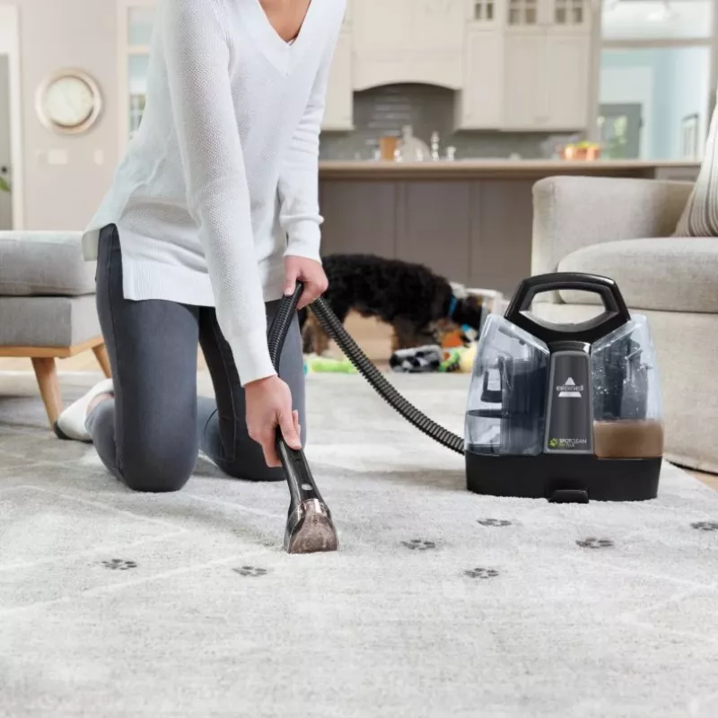 Bissell SpotClean Pet Plus paklāju tīrīšanas iekārta Sausā un mitrā Melna, Caurspīdīga
