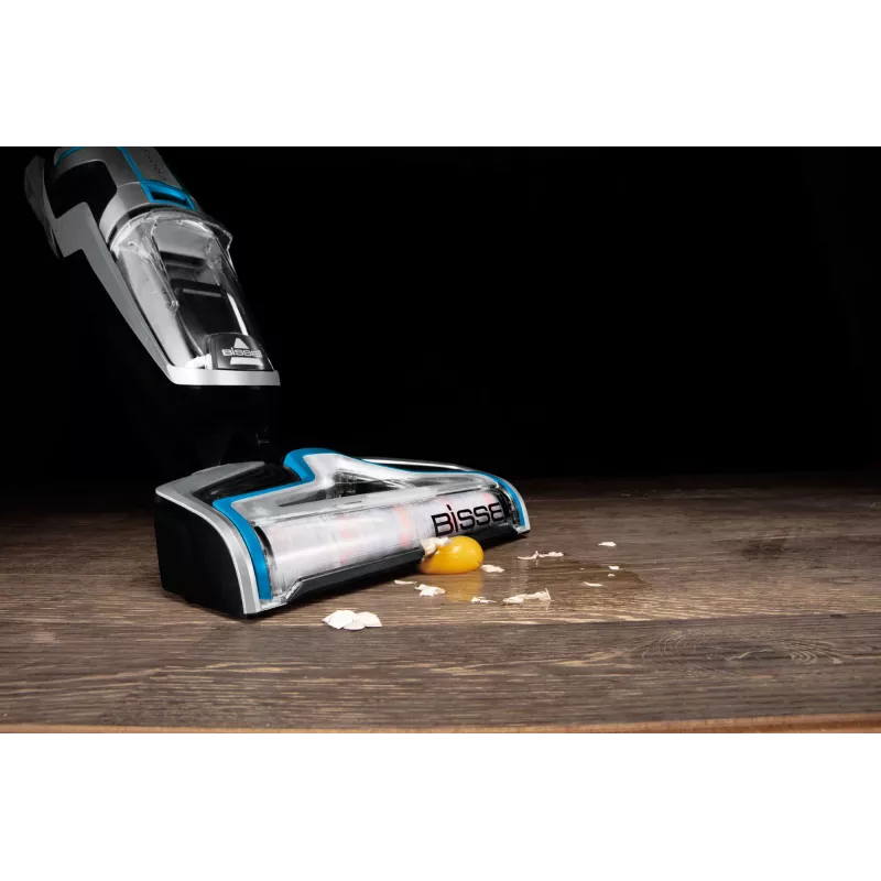 Bissell 2582Q stick vacuum/electric broom Upright vacuum Battery Dry&wet Bagless 250 W Melns, Blue, Silver