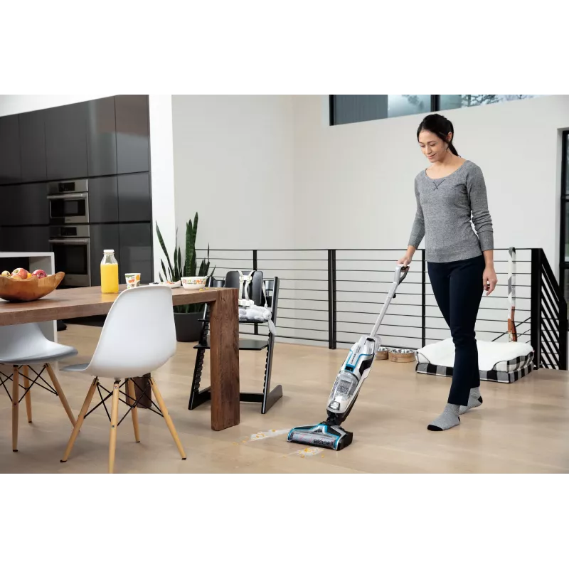 Bissell 2582Q stick vacuum/electric broom Upright vacuum Battery Dry&wet Bagless 250 W Melns, Blue, Silver