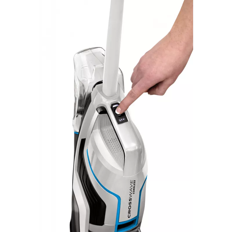 Bissell 2582Q stick vacuum/electric broom Upright vacuum Battery Dry&wet Bagless 250 W Melns, Blue, Silver