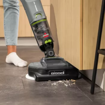 Bissell SpinWave + Vac Pet Pro Stick vacuum baterija Dry&wet Cyclonic Dust bag 0.4 L Melns, pelēka