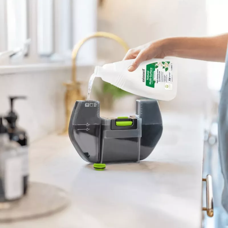 Bissell SpinWave + Vac Pet Pro Stick vacuum baterija Dry&wet Cyclonic Dust bag 0.4 L Melns, pelēka