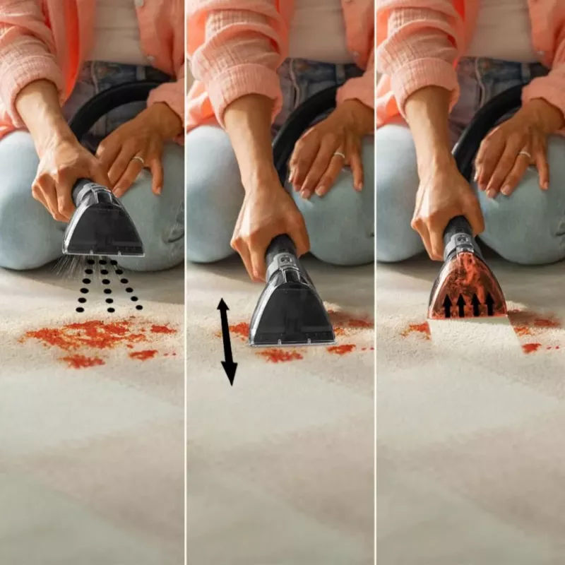 Bissell SpotClean C9 Pro paklāju tīrīšanas iekārta Rokas Melna