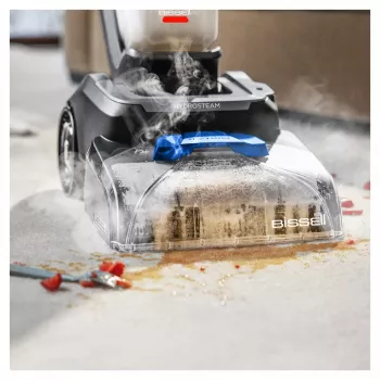 Bissell PowerWash HydroSteam paklāju tīrīšanas iekārta Stumjama Dziļa Melna, Zila, Titāna