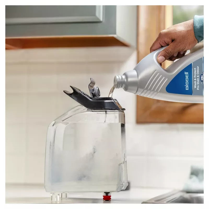 Bissell PowerWash HydroSteam paklāju tīrīšanas iekārta Stumjama Dziļa Melna, Zila, Titāna