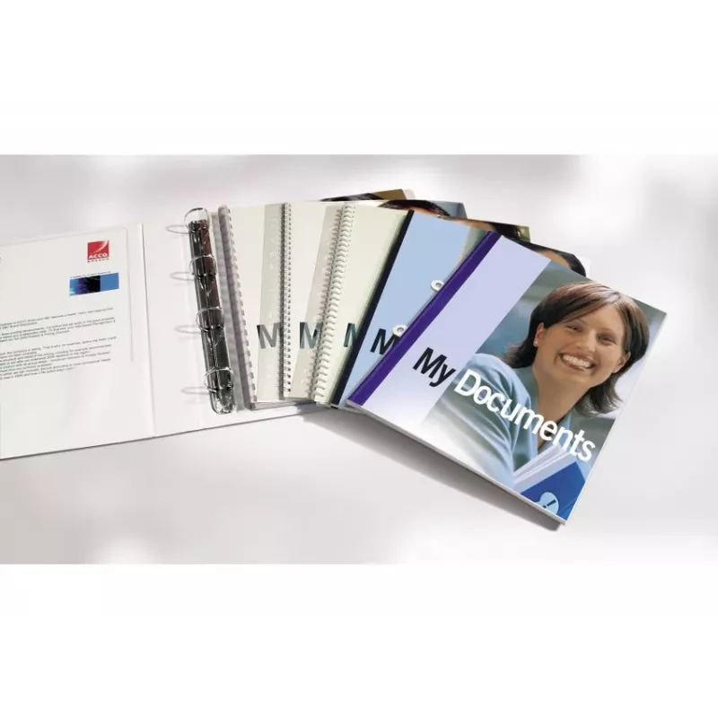 GBC Filestrip CombBind PP caurspīdīgs, caurspīdīga, polivinilhlorīds (PVC), A4, 245 g, 100 gab., Ēģipte