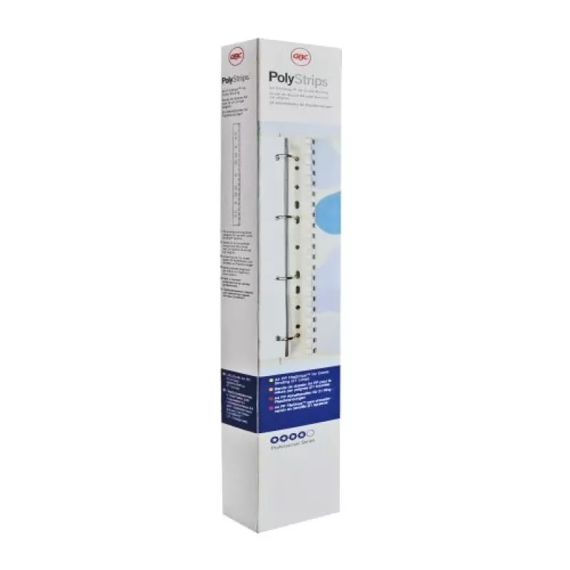 GBC Filestrip CombBind PP caurspīdīgs, caurspīdīga, polivinilhlorīds (PVC), A4, 245 g, 100 gab., Ēģipte
