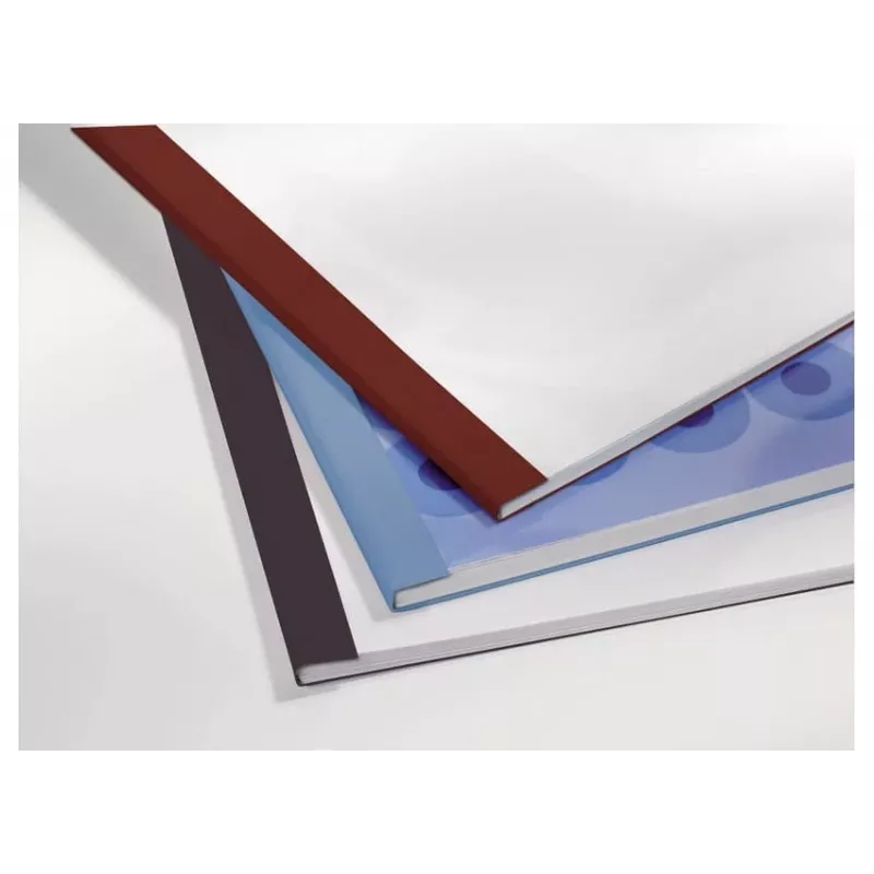 GBC Thermal Binding Covers Standard A4 8mm, A4, PVC, balts, 60 loksnes, 240 g/m², 8 mm