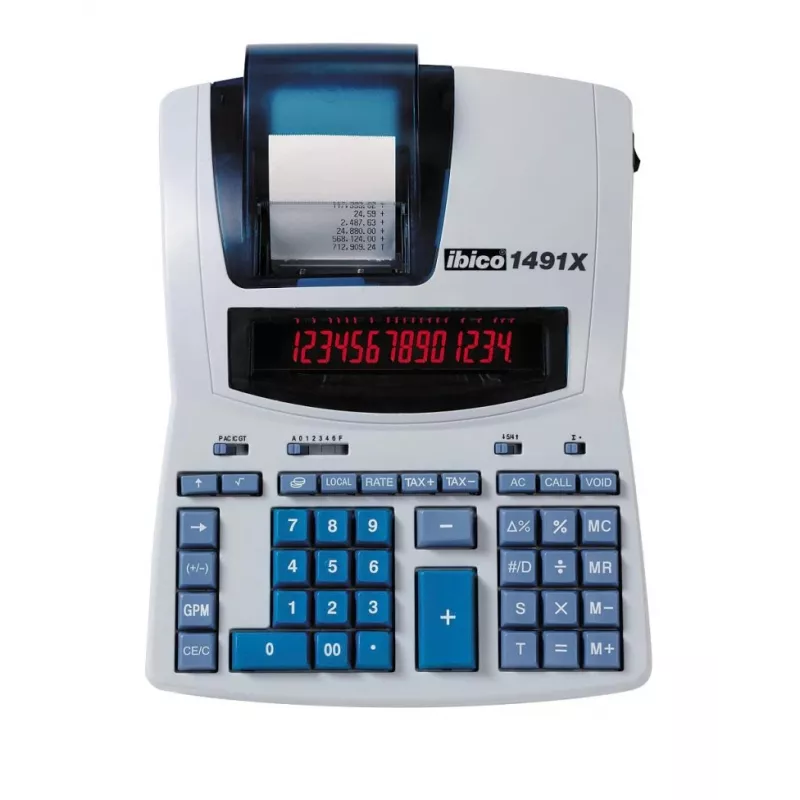 Rexel termodrukas kalkulators Ibico 1491X Professional 14 ciparu