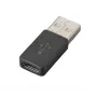 USB-C uz USB-A adapteris HP 85Q49AA kompakts dizains ātrdarbīga datu pārraide