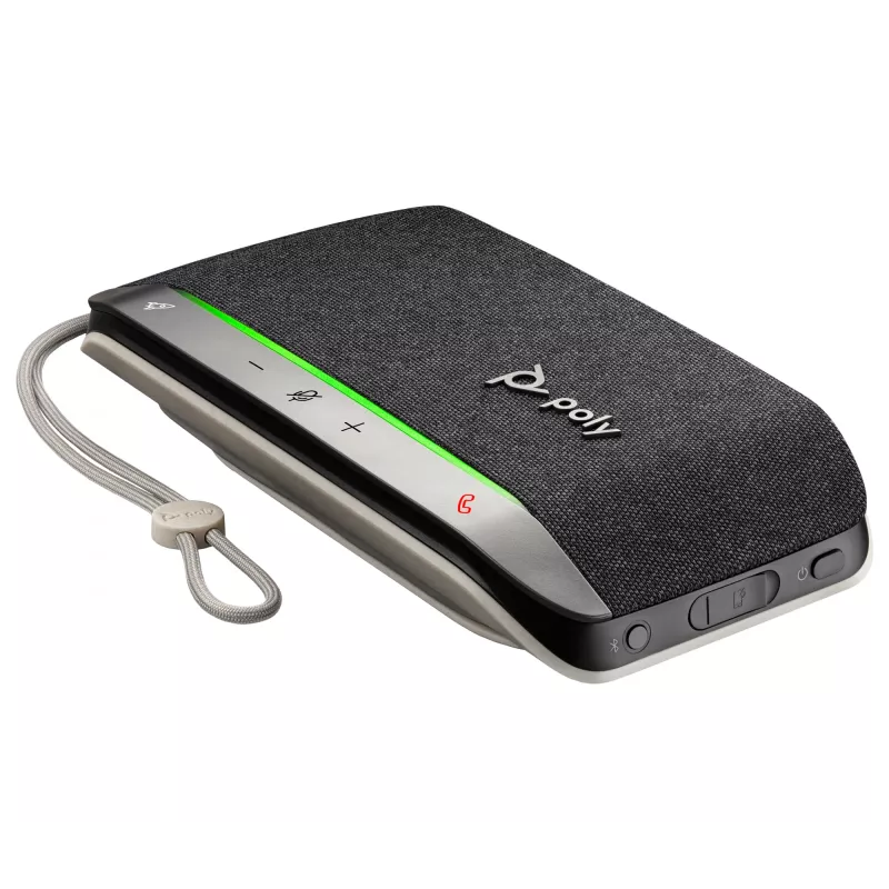 HP Poly Sync 20 USB-A skaļrunis, PC, sudrabains, 0,715 m, IP64, Windows 10, Windows 11, MacOS