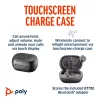 HP Poly Voyager Free 60+ UC Carbon Melns Earbuds +BT700 USB-C Adapter +Touchscreen Charge Case