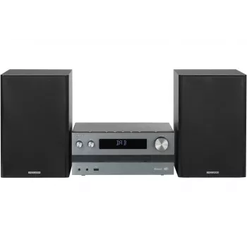 Kenwood M-918DAB-H mājas audio sistēma, Mājas audio mikrosistēma, 10 W, Alumīnija, Melna