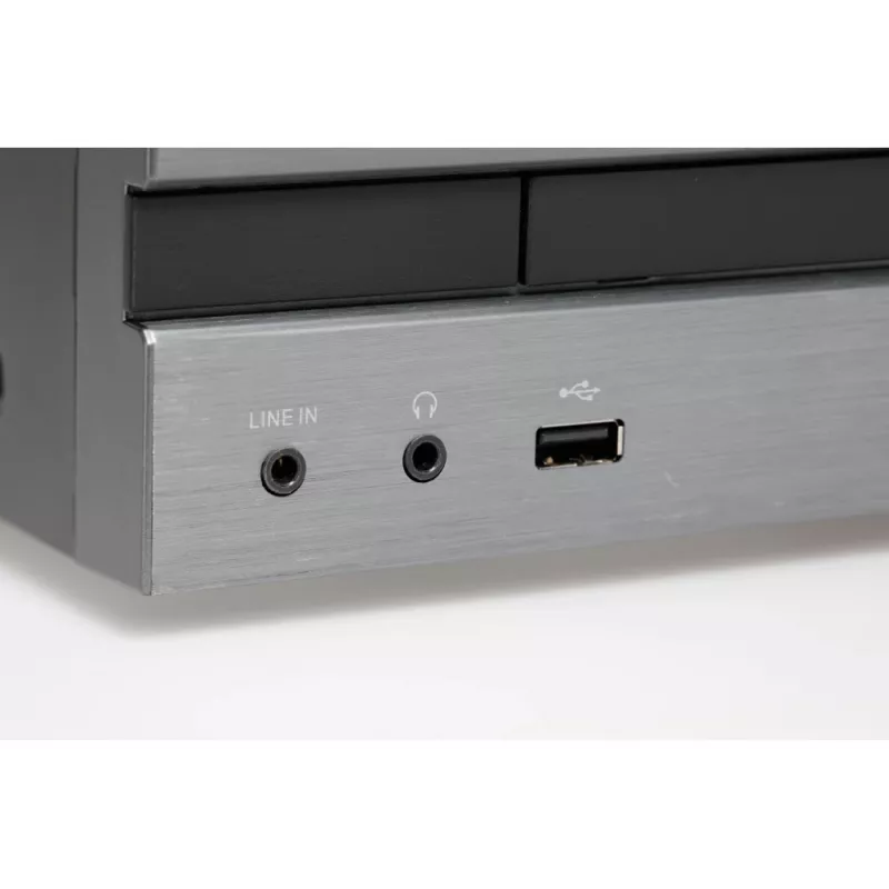 Kenwood M-918DAB-H mājas audio sistēma, Mājas audio mikrosistēma, 10 W, Alumīnija, Melna