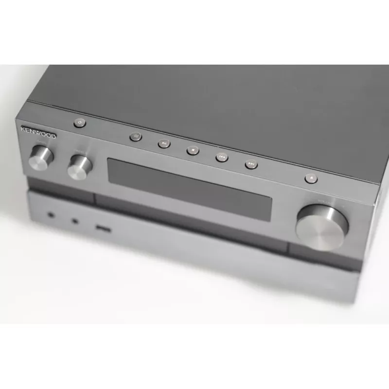 Kenwood M-918DAB-H mājas audio sistēma, Mājas audio mikrosistēma, 10 W, Alumīnija, Melna