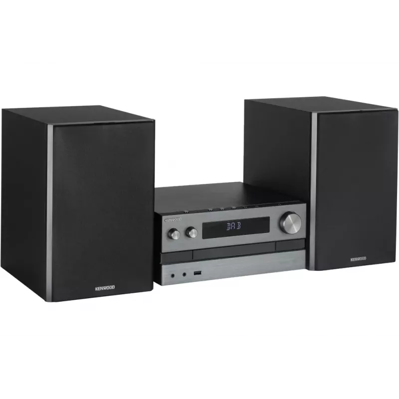 Kenwood M-918DAB-H mājas audio sistēma, Mājas audio mikrosistēma, 10 W, Alumīnija, Melna