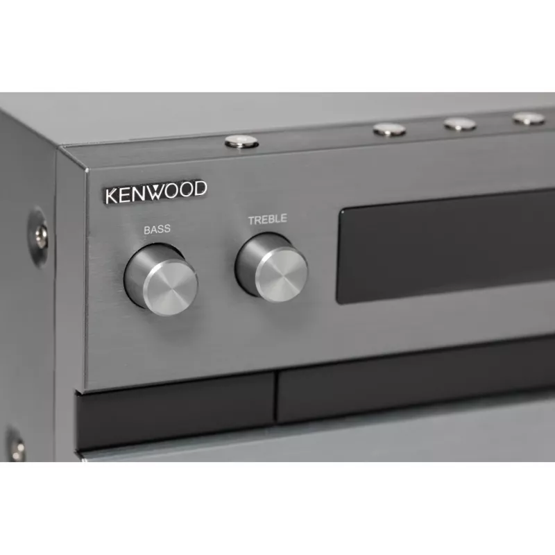 Kenwood M-918DAB-H mājas audio sistēma, Mājas audio mikrosistēma, 10 W, Alumīnija, Melna