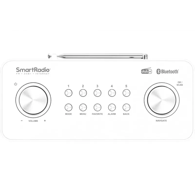 Kenwood CR-ST100S-W interneta radio, balts