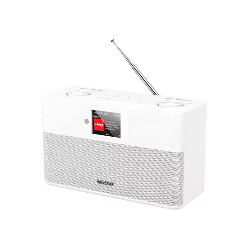 Kenwood CR-ST100S-W interneta radio, balts