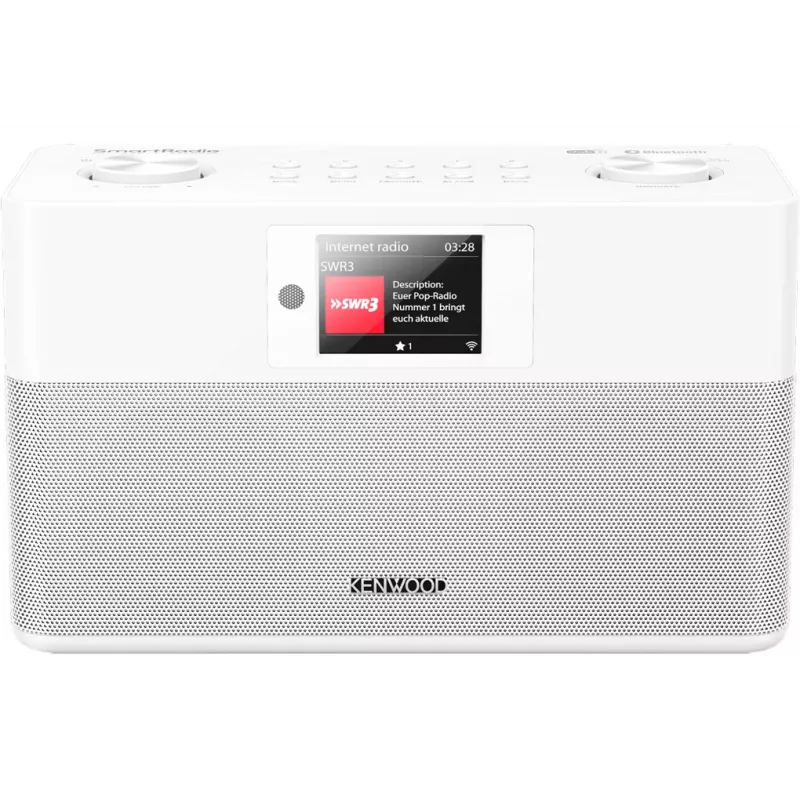 Kenwood CR-ST100S-W interneta radio, balts