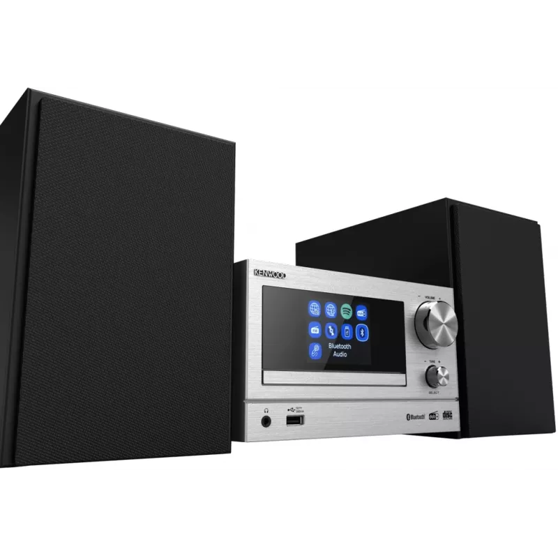 Kenwood M-7000S mājas audio mini sistēma 30 W sudraba krāsā