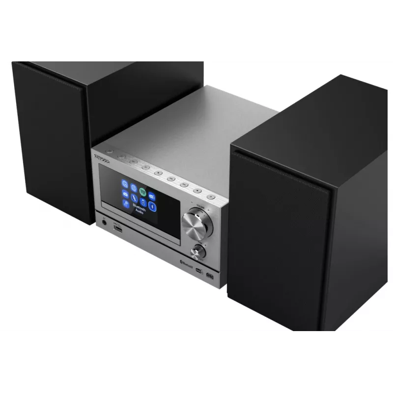 Kenwood M-7000S mājas audio mini sistēma 30 W sudraba krāsā