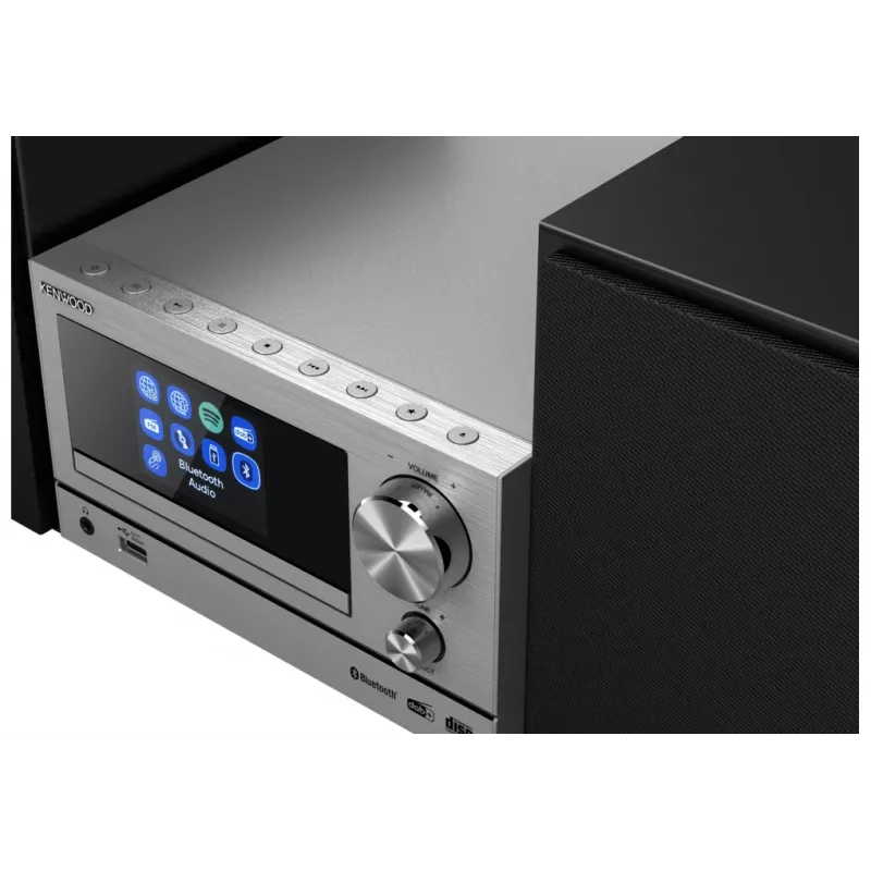 Kenwood M-7000S mājas audio mini sistēma 30 W sudraba krāsā