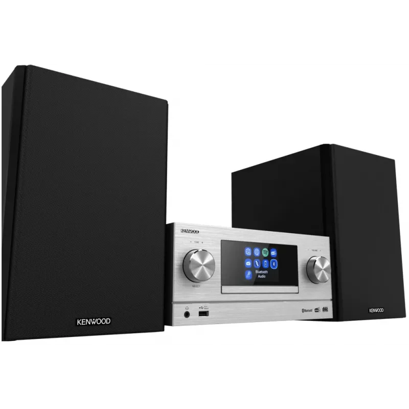Kenwood M-9000S mājas audio mini sistēma 50 W Sudraba
