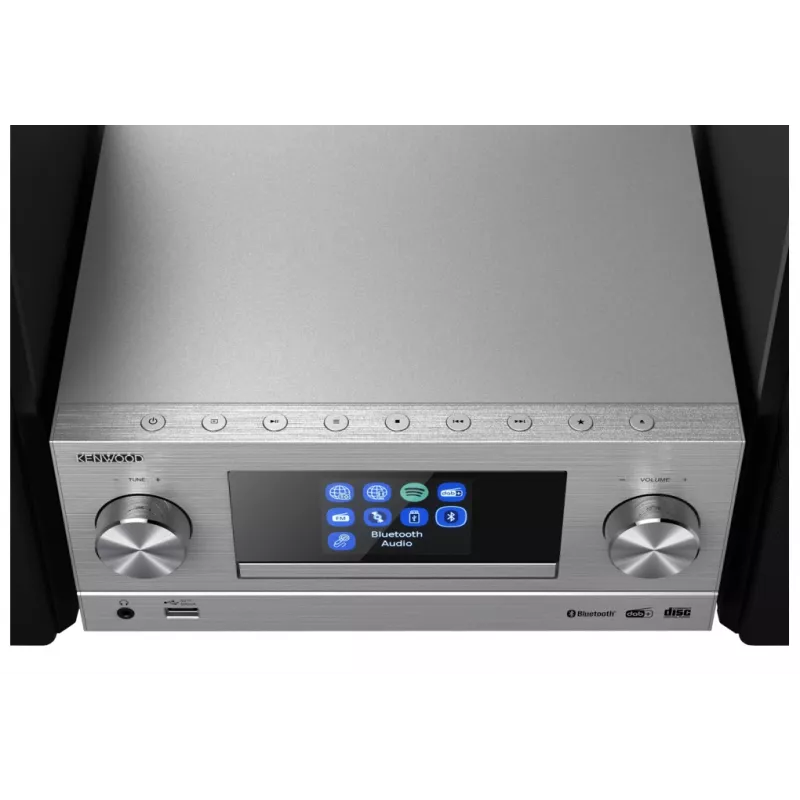 Kenwood M-9000S mājas audio mini sistēma 50 W Sudraba