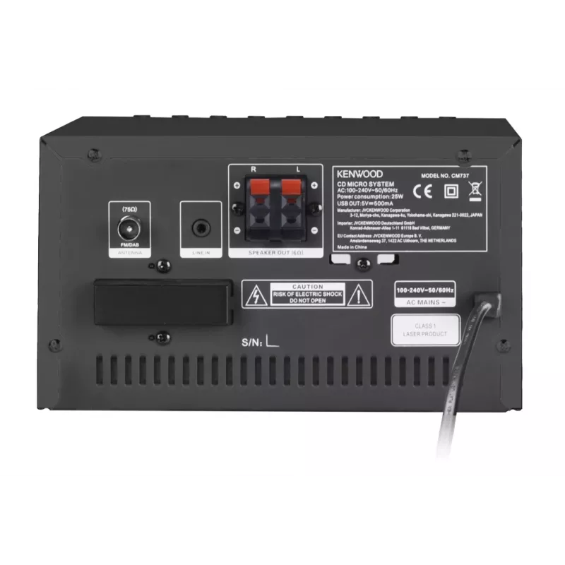 Kenwood M-7000S mājas audio mini sistēma 30 W melna