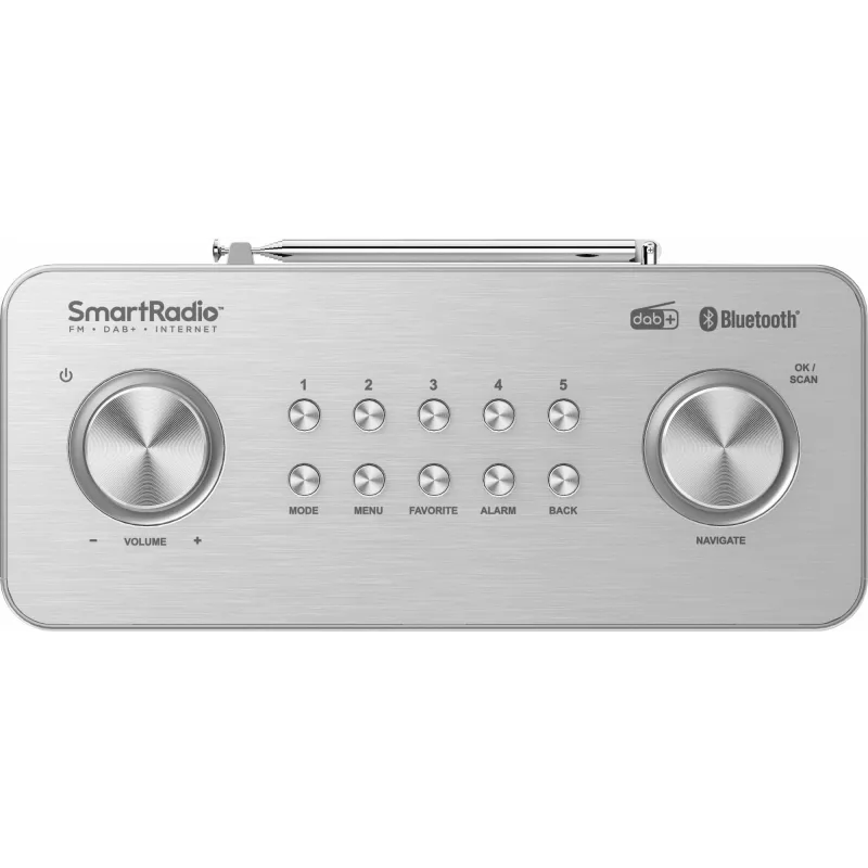Kenwood CR-ST100S-S radio Interneta Digitālais Sudraba krāsa