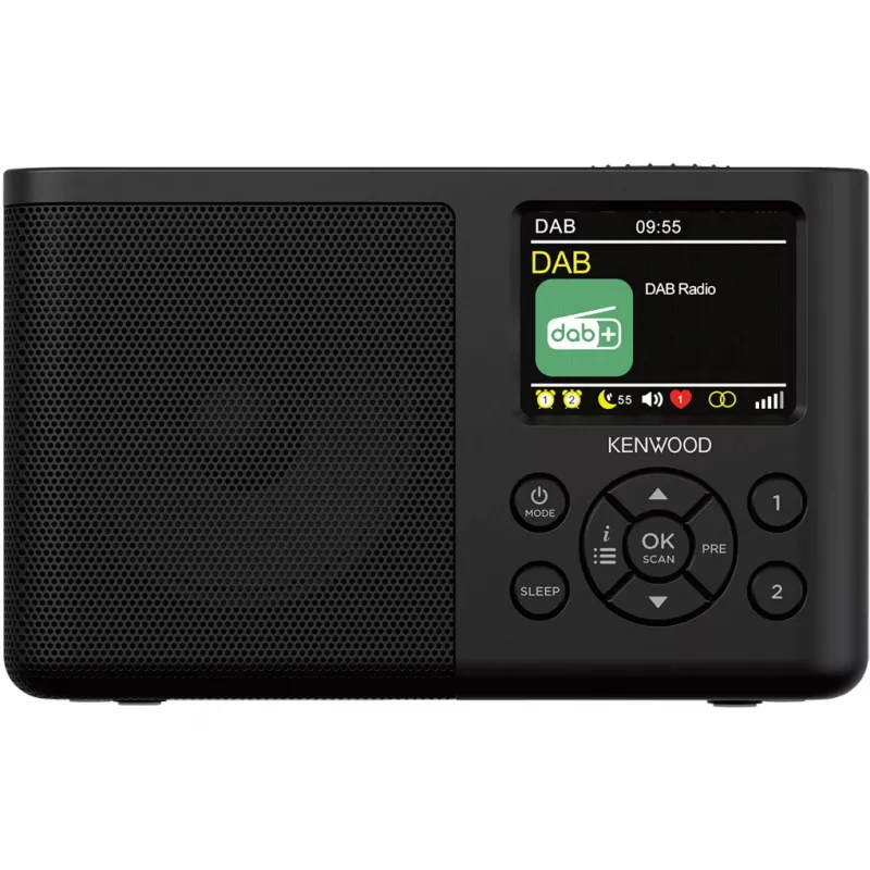 Kenwood CR-M33DAB pārnēsājams digitālais melns