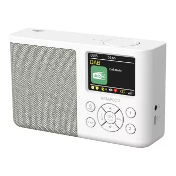 Kenwood CR-M33DAB radio portatīvais digitālais balts